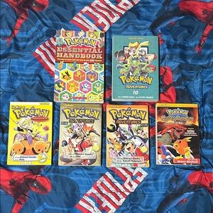 Pokémon Manga & Handbook Set + Free Gift of Pokémon Cards